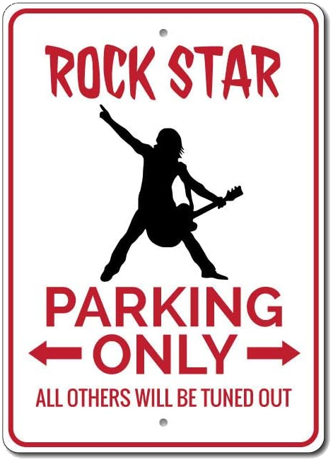 Affiche Rock Star Parking Only - All others will be turned out